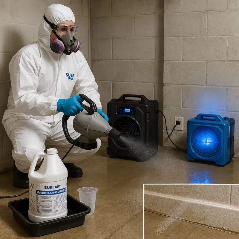 Sanitization and Odor Removal process in Chatham County, NC